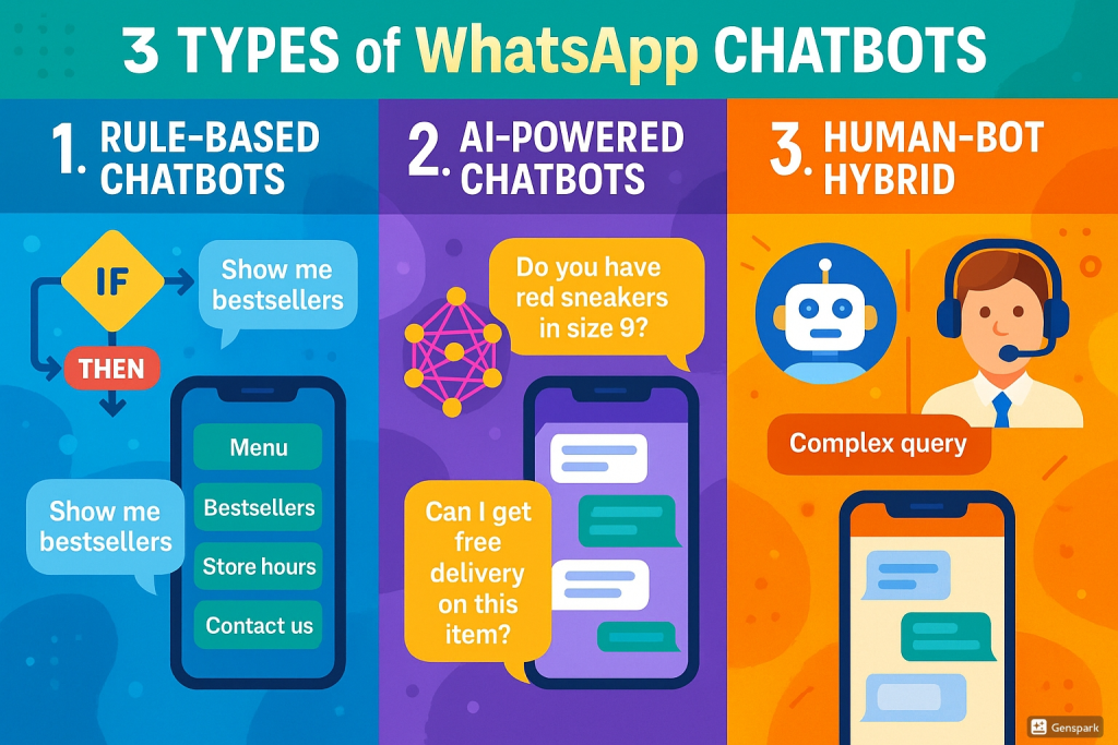 Types of WhatsApp Chatbots